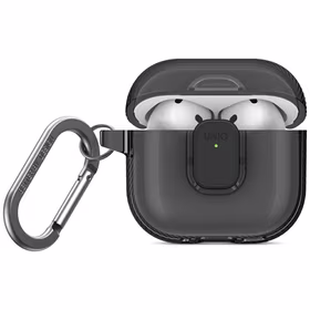 Uniq Glase Pro apvalks AirPods 4 - melns