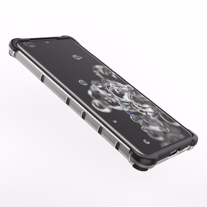 Šūnveida dizaina viedtālruņa apvalks bruņots pārsegs ar gēla rāmi Samsung Galaxy S22 Ultra zils