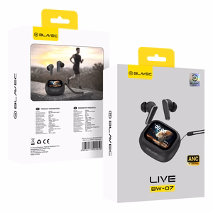 Blavec Bluetooth TWS Austiņas BW-07 Live ar LCD displeju (BW07L-B) melnas