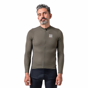 Rockbros 15220003003 ROAD TO SKY men's cycling jersey long sleeve M - green