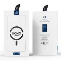 Dux Ducis Skin X Pro Apvalks iPhone 14 Plus Magnētiskais MagSafe Atverams apvalks Melns