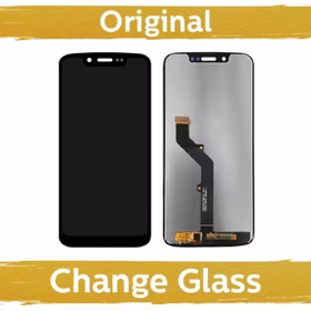 LCD Displejs Saderīgs ar Motorola G7 Play / XT1952 / Melns (Renewed: China)