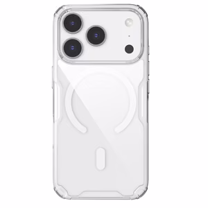 Nillkin Nature TPU Pro Чехол совместимый с MagSafe для iPhone 17 Pro - белый