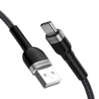 Wozinsky WNBAC1 USB-A / USB-C kabelis 2.4A 1m - melns