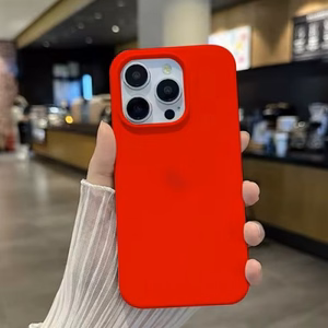 Telefona maciņš Silicone Plastic Pack Apple iPhone 12 Pro Max sarkans (iepakojumā)