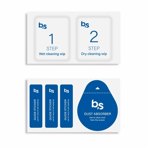 Aizsargstikls Blue Star - APP IPHONE 13 Pro Max/14 Plus 5D pilns pārklājums melns