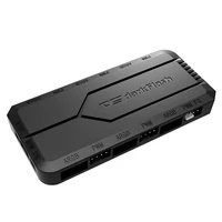 Ventilatoru kontroles bloks datoram Darkflash RC2 RGB PWM + tālvadības pults (melns)