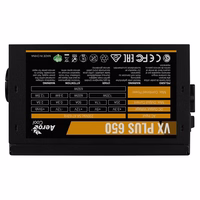 Aerocool VX PLUS 650 power supply unit 650 W 20+4 pin ATX ATX melns