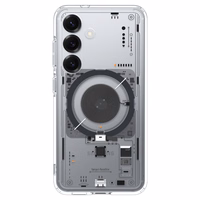 Spigen Ultra Hybrid Magnētiskais viedtālruņa apvalks Samsung Galaxy S25 Neo One - caurspīdīgs