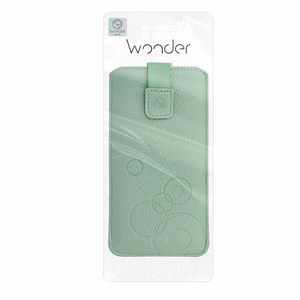 WONDER Deko viedtālruņa apvalks (Izmērs XL) Iphone 15/15 Pro/Iphone 16/16 Pro/Samsung S24/S24 Plus/S25/S25 Plus/A53/A55 5G zaļš