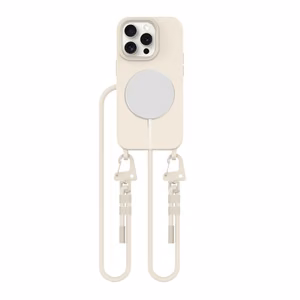 Tech-Protect MagNecklace Magnētiskais viedtālruņa apvalks iPhone 15 Pro - bēšs