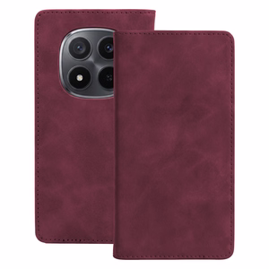 Smart Suede maciņš priekš Xiaomi Redmi Note 15 5G, bordo