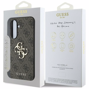 Guess Big 4G Logo Classic Logo Case for Samsung Galaxy A56 - Brown
