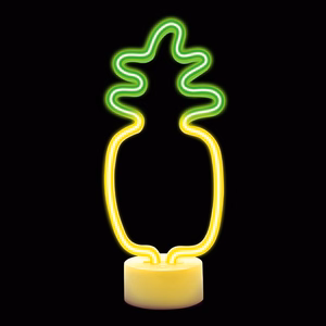Neon LED on statīvs PINEAPPLE oranžs zaļš USB-C FSC-12 Forever Light