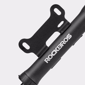 ROCKBROS TM-1701P 80 PSI mini velosipēda pumpis Presta un Schrader ventiļiem – krāsa: melna
