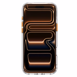 Spigen Ultra Hybrid Optik S MagSafe maciņš iPhone 18 Pro / 17 Pro, caurspīdīgs oranžs