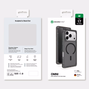 AmazingThing Omni чехол для iPhone 17 Pro Max совместимый с MagSafe - чёрный