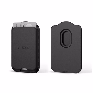 Tech-Protect CH02 MagWallet MagSafe magnētiskais karšu maciņš tālrunim – melns