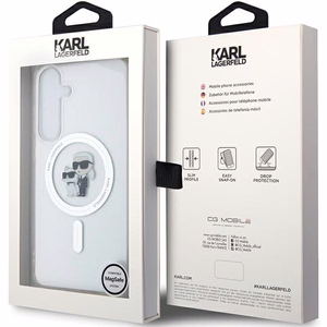 Karl Lagerfeld IML Karl&Choupette MagSafe vāciņš Samsung Galaxy S24 - caurspīdīgs