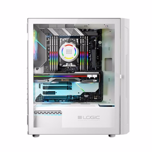 Logic ARAMIS ARGB MINIDI USB 3.0 datora korpuss, balts