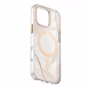 Uniq Coehl Verdure Magnētiskais uzlādes viedtālruņa iPhone 16 Pro apvalks - caurspīdīgs