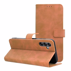Flip case for Samsung A14 4G / A14 5G Tender Book brown