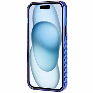 Audi IML MagSafe viedtālruņa apvalks iPhone 15 / 14 / 13 - zils