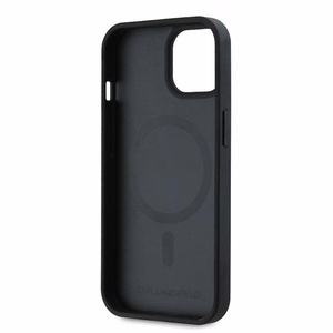 Karl Lagerfeld Karl Head Magnētiskais viedtālruņa apvalks iPhone 15 Plus - melns