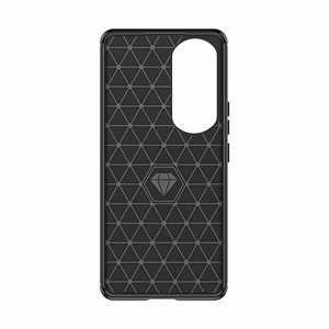 Carbon viedtālruņa apvalks Honor 90 Pro - melns