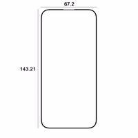 Etteri rūdīts 9D stikls iPhone 15 Pro 6,1"