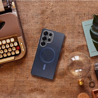 GENTLEMAN MAG MACIŅŠ Maciņš saderīgs ar MagSafe for SAMSUNG A37 tumši zils