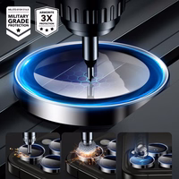 ESR Armorite rūdītais stikls iPhone 16 Pro / 16 Pro Max kamerai - melns