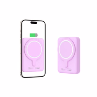 Tech-Protect LifeMag MagSafe PB11 10000mAh Portatīvais lādētājs (m) - rozā