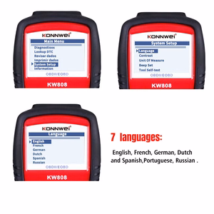 Диагностический сканер OBD2 Konnwei KW808