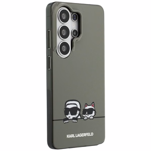 Karl Lagerfeld maciņš IML Peekaboo Karl un Choupette MagSafe priekš Samsung Galaxy S26 Ultra melns