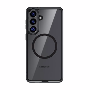 Benks Magnētiskais kristāla TPU rāmja korpuss (0049) priekš Samsung Galaxy S26 Plus melns