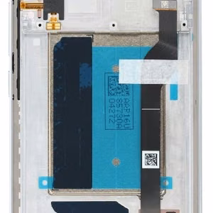 Oriģināls Xiaomi Poco M8 Pro 5G displeja modulis ar skārienpaneli un rāmi, sudrabots (servisa iepakojums)