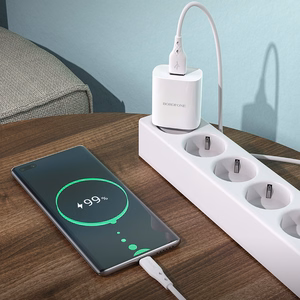 Borofone сетевое зарядное устройство BN1 Innovative - USB - 2,1A с USB на Type C белый