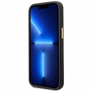 Guess GUHCP14SHG4SHK iPhone 14 6.1 "melns / melns cietais apvalks 4G Vintage Gold Logo