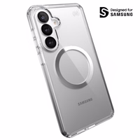 Speck Presidio Perfect-Clear Magnet - Samsung Galaxy S26+ MagSafe maciņš (Clear/Clear/sudrabs)