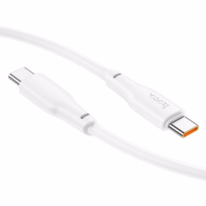 Kabelis USB C uz USB C Hoco 3A 100W 2 m X93 balts