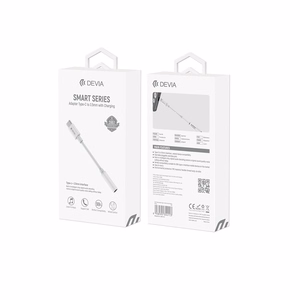 Devia adapteris EC608 USB-C - 3,5 mm ligzda balts