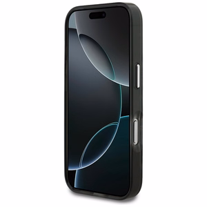 Karl Lagerfeld IML Karl Head Logo magnētiskais viedtālruņa apvalks iPhone 17 Pro - melns