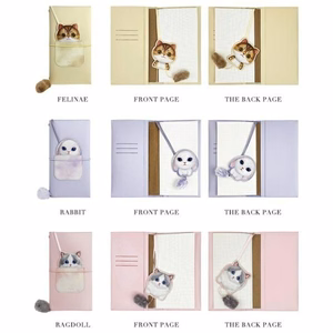 NIMMY komplekts 2in1 piezīmju grāmatiņa + pildspalva BIG EYED PET 2.0 Trusis violeta