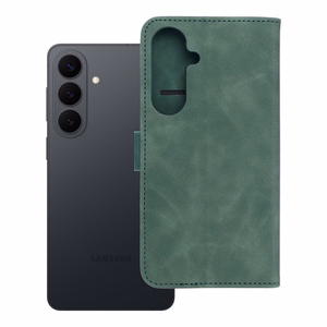 TENDER grāmatas veida viedtālruņa apvalks SAMSUNG S26 Edge zaļš