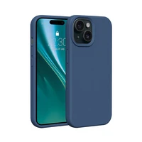 Etteri silikona viedtālruņa apvalks iPhone 14 6,1 - tumši zilais