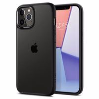 Spigen Ultra Hybrid apvalks viedtālrunim iPhone 12 / 12 Pro - Matēts melns