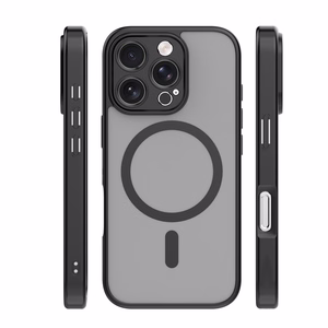 Mag Matt case for iPhone 16 Pro 6,3" black camera protection