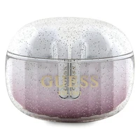 Guess Bluetooth austiņas GUTWSHDGKEEP TWS GLITTER GRADIENT rozā