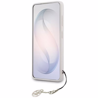 Guess maciņš 4G Classic Logo Charm MagSafe for Samsung Galaxy S26 rozā